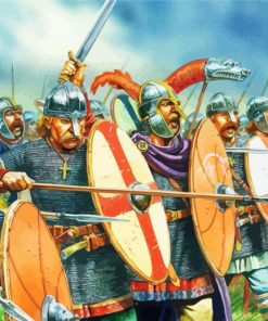 Anglo Saxons paint by numbers