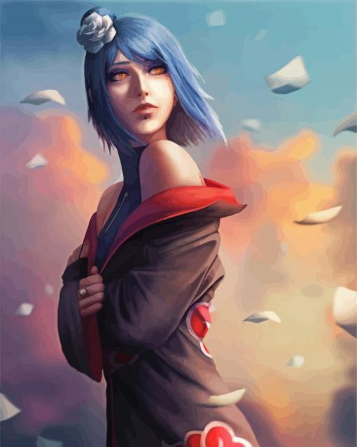 Aesthetic Character Konan paint by numbers