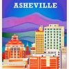 Asheville poster paint by numbers