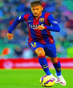 The Player Neymar Jr paint by numbers