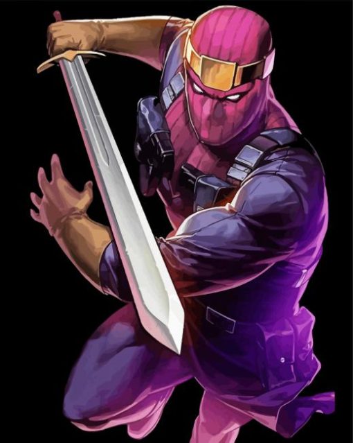 Baron Zemo Art paint by numbers