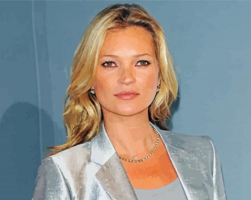 Beautiful Kate Moss paint by numbers