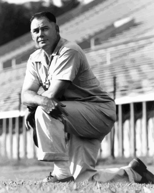 Black And White Of Robert Neyland paint by numbers