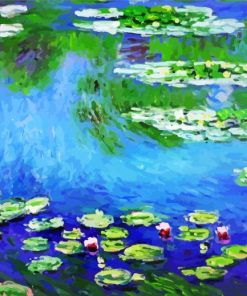 Water Lilies Art paint by numbers