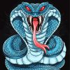 Wild Cobra Reptile Art paint by numbers