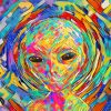 Colorful Abstract Aliens paint by numbers
