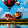 Colorful Hot Airbaloons paint by numbers