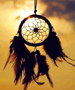 Dreamcatchers Silhouette paint by numbers