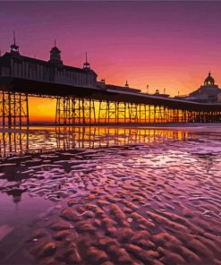 Eastbourne Pier At Sunset paint by numbers