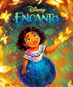 Encanto Disney Poster paint by numbers