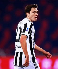 The Football Player Federico Chiesa paint by numbers