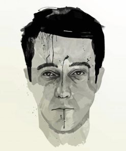 Fight Club Art paint by numbers