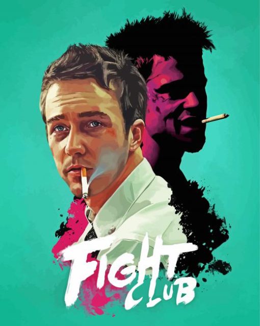 Fight Club Illustration paint by numbers