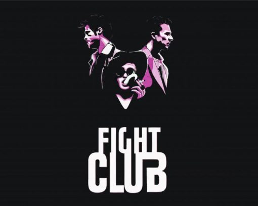 Fight Club Movie Poster paint by numbers