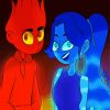 Fire Boy And Water Girl paint by numbers