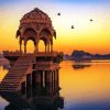 Gadisar Lake At Sunset paint by numbers
