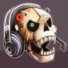 Gamer Head Skull paint by numbers