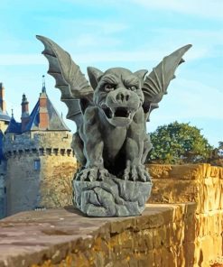 Gargoyle Statue paint by numbers