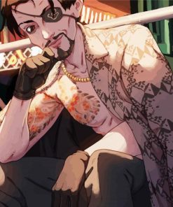 Goro Majima Game Character paint by numbers