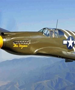 Green P52 Mustang paint by numbers