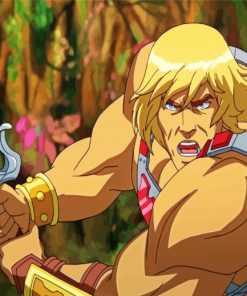 He Man Animation Character paint by numbers
