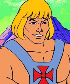 He Man Character paint by numbers
