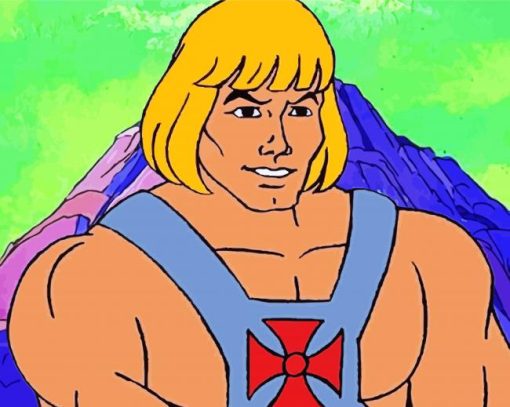 He Man Character paint by numbers