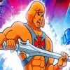 He Man With Sword paint by numbers