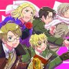 Hetalia Anime Characters paint by numbers