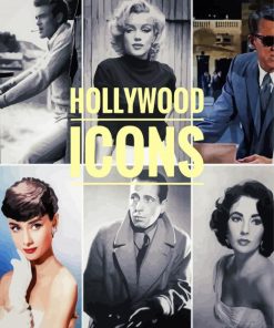 Hollywood Icons paint by numbers