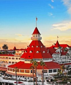 Hotel del Coronado Curio Collection By Hilton paint by numbers