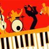 Illustration Latin Musicians Jazz paint by numbers