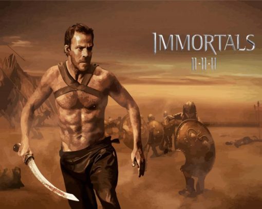 Immortals Fantasy Movie paint by numbers
