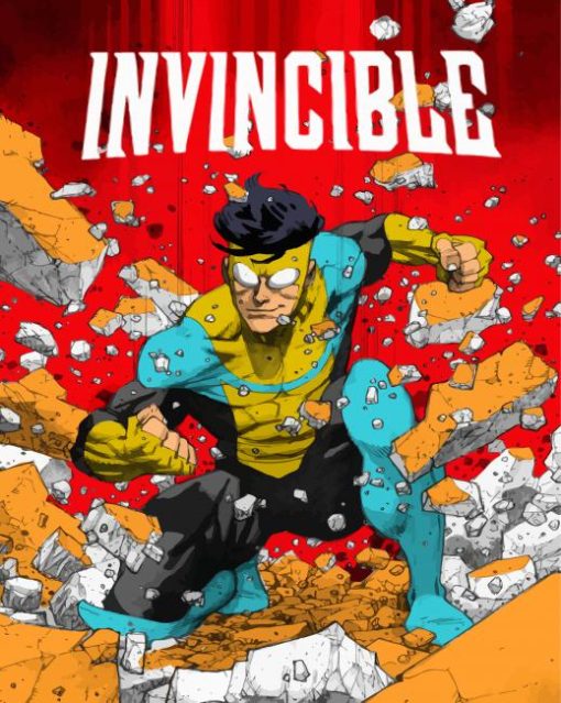 Invincible Animations Poster paint by numbers