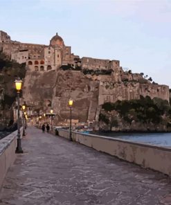 Castello Aragonese D'Ischia paint by numbers