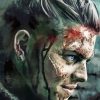 Ivar Ragnarsson Side Profile Art paint by numbers