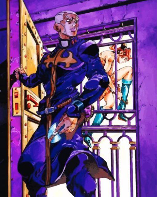 Enrico Pucci Japanese Anime paint by numbers