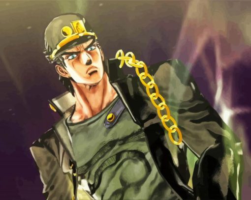 Jotaro Kujo Japanese Character paint by numbers