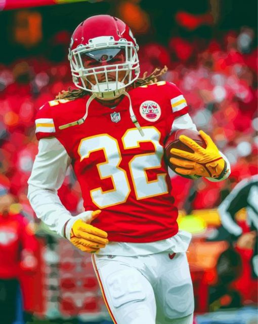 Kansas City Chiefs Professional Player paint by numbers