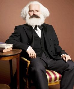 Aesthetic Karl Marx paint by numbers