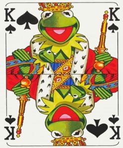 Kermit Card paint by numbers
