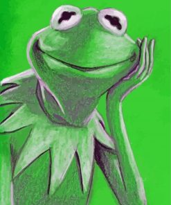 Kermit The Frog Muppet paint by numbers