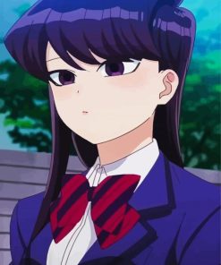 Komi Anime Girl paint by numbers