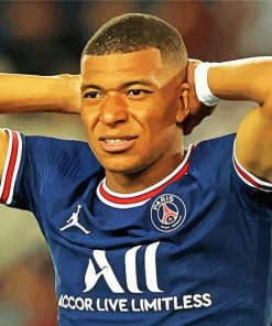 The Player Kylian Mbappé paint by numbers