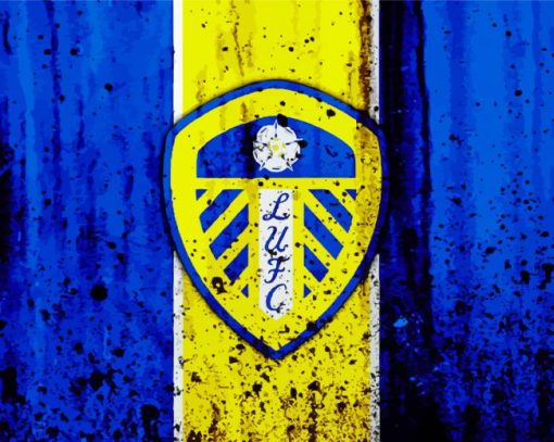 Leeds United Logo Art paint by numbers