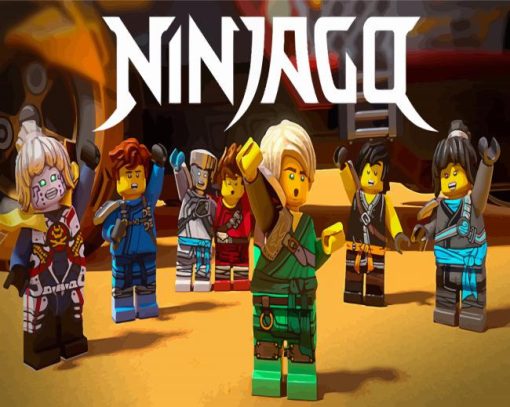 Ninjago Animation Characters paint by numbers