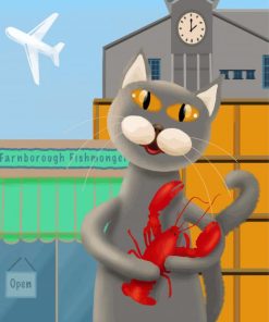 Cat And Lobster paint by numbers