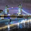 London In The Rain At Night paint by numbers