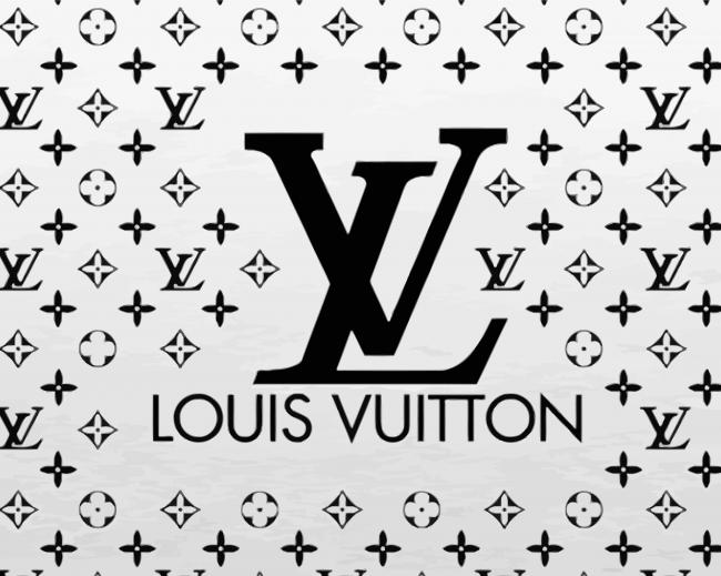 Louis Vuitton Logo Paint By Numbers - Canvas Paint by numbers