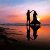 Love Couple Silhouette paint by numbers